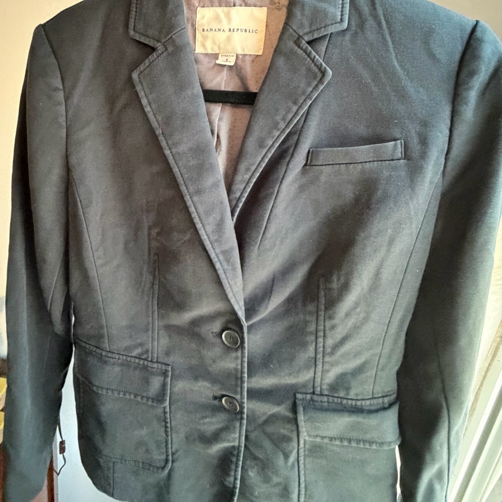 Banana Republic Women's Dark Gray Blazer